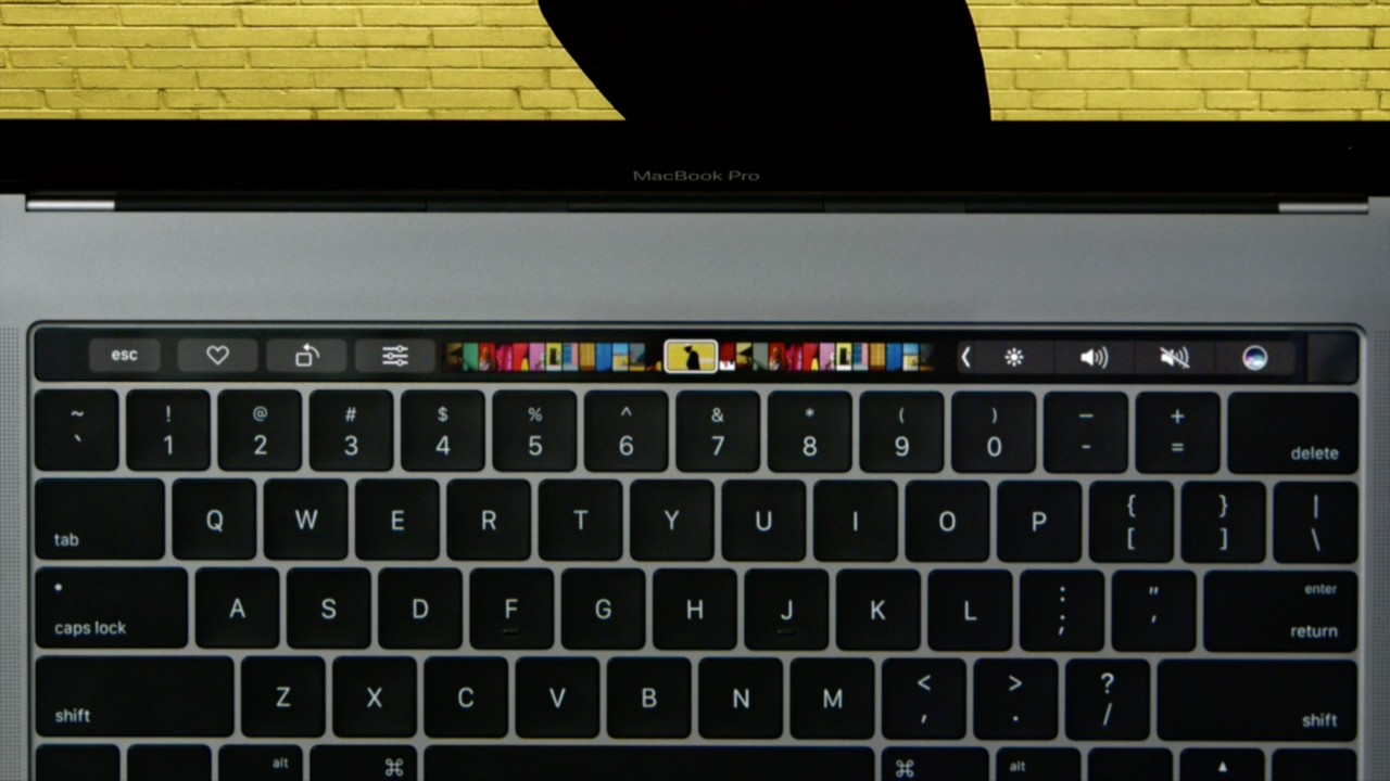Barra táctil de MacBook Pro 2016