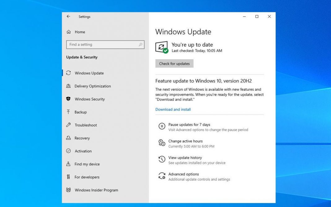 Windows 10 Versión 20h2 También Conocida Como Actualización De Octubre De 2020 Disponible Para 4947