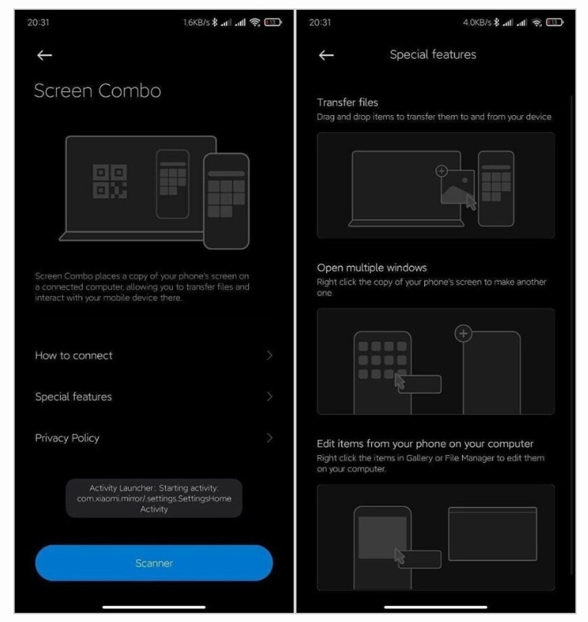 Xiaomi MIUI 12 Beta voegt ondersteuning voor pc-mirroring toe via de app Device Control