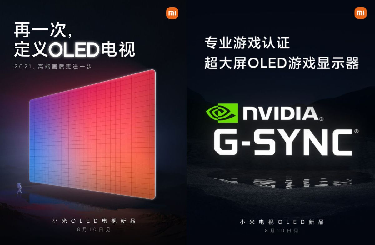 Xiaomi Preparing To Launch Mi OLED TV With NVIDIA G-SYNC On 10 August