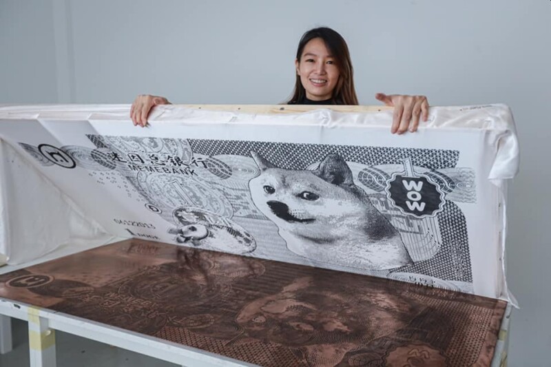 Malaysian Artist Red Hong Yi Sells Doge Banknote NFT For Over RM320000