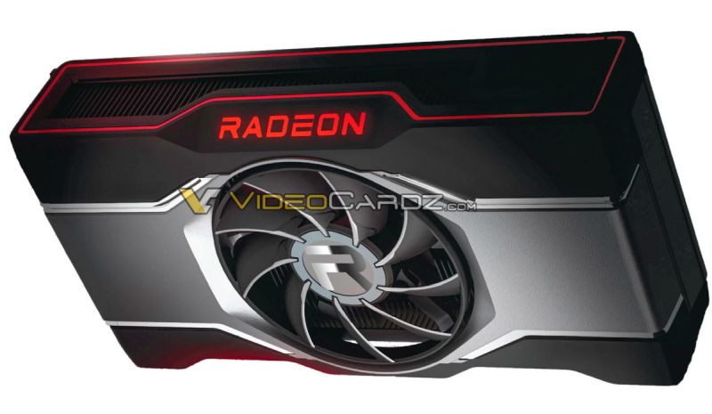 Alleged AMD Radeon RX 6600XT Image Renders Leaks; Feature Single-Fan Design