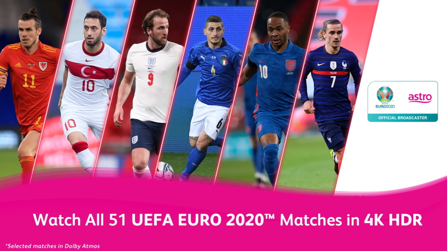 Astro Announces 4K HDR and Dolby Atmos Support For Its UEFA Euro 2020 Broadcast