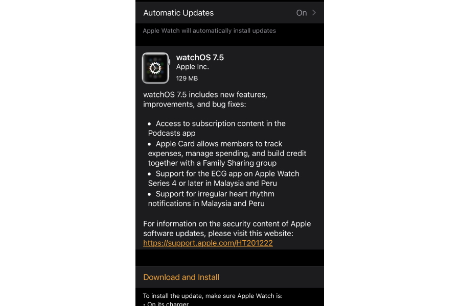 Apple Watch ECG Feature Coming To Malaysia via watchOS 7.5