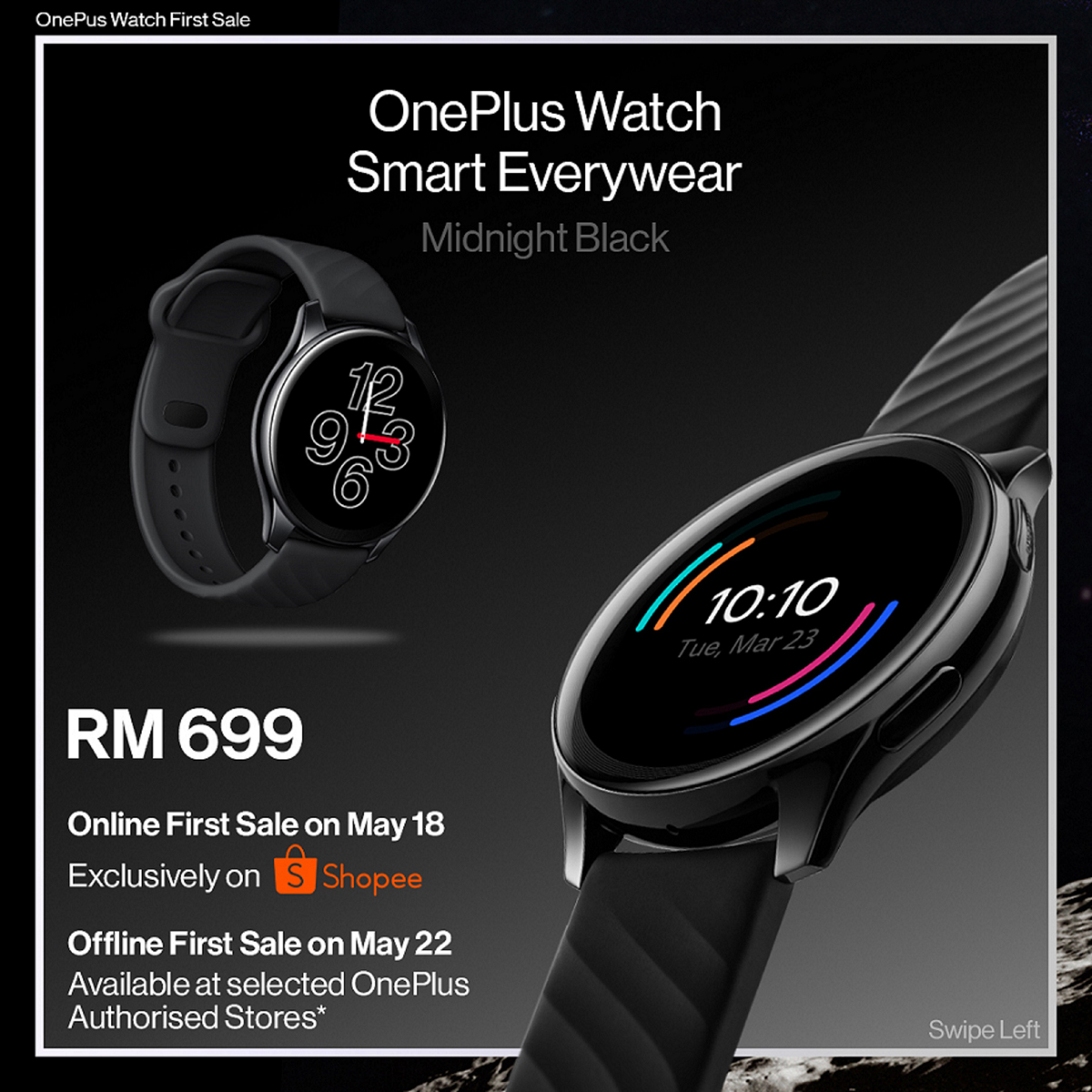 Lanzamiento del precio de OnePlus Watch Malasia