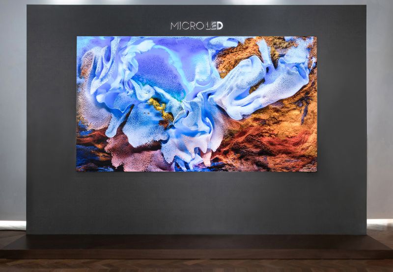 Samsung Unveils 110-inch 4K TV With MicroLED Technology