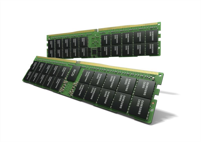 Samsung Develops 512GB DDR5 Memory Module Made With High-K Dielectric Insulators