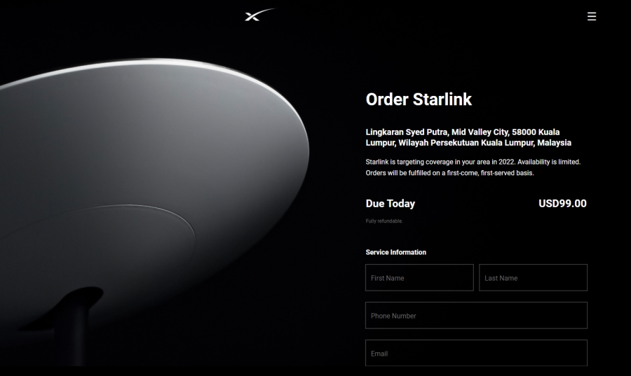 Starlink Begin To Accept Deposit From Malaysian Customers Ahead Of Its 2022 Rollout
