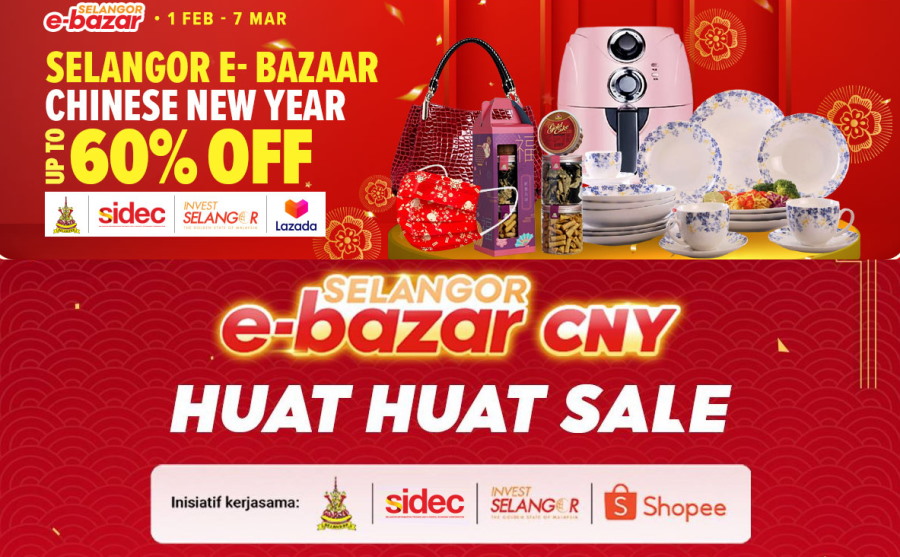 Selangor Kicks Off Another E-Bazar For Chinese New Year On Lazada and Shopee