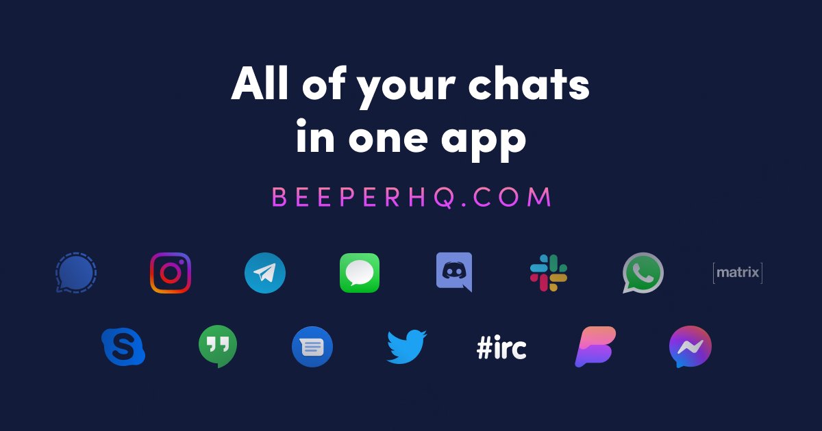 Beeper App 15 Messengers In One