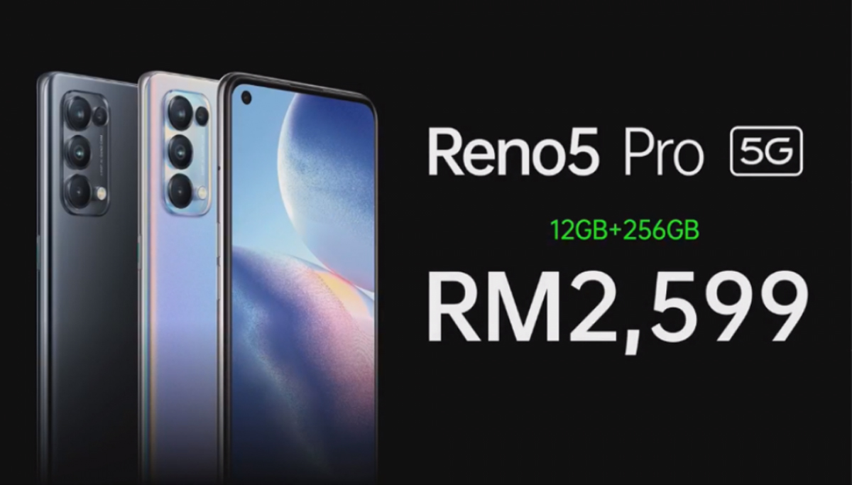 OPPO Reno5 Maleisië lanceringsprijs