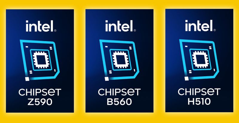 Alleged Intel 500 Series Logos Leak; Includes Z590, B560, H510 Chipsets