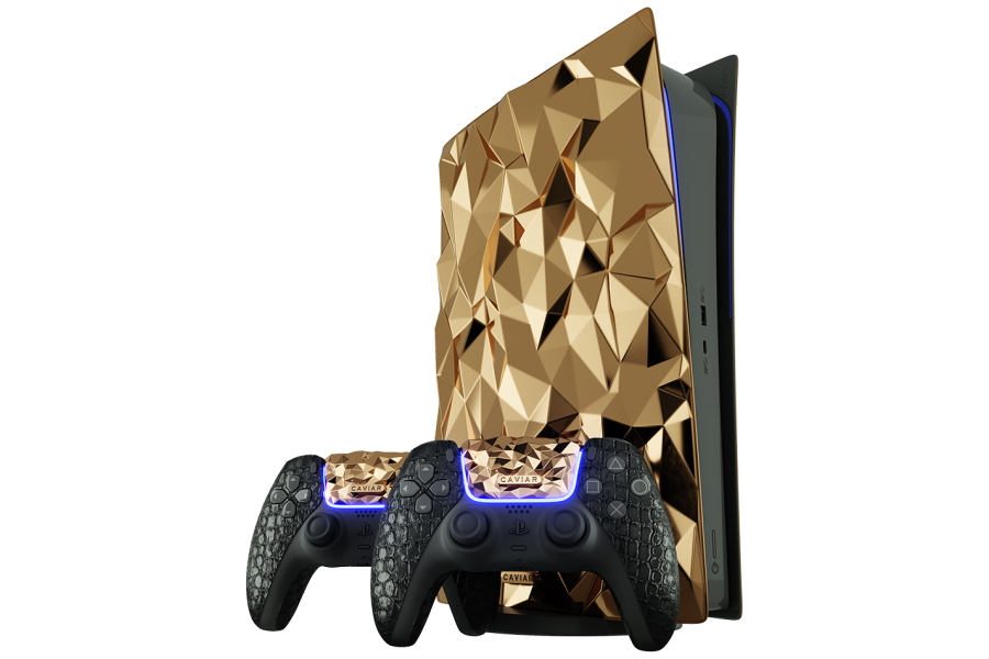 Caviar Golden Rock PlayStation 5 Is Made From 20kg of Gold