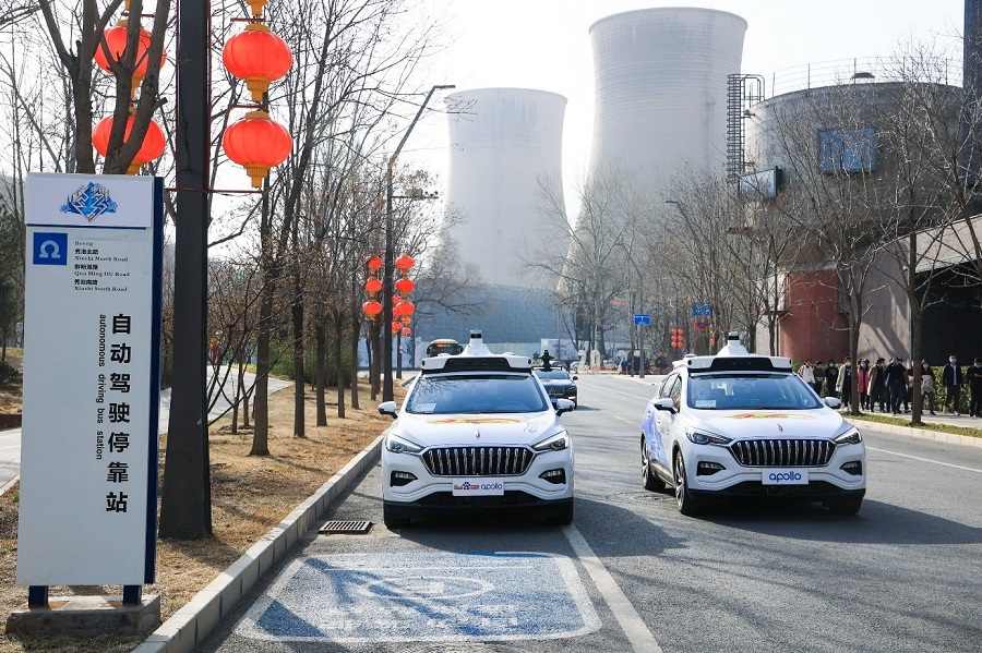 Baidu presenta el servicio de llamada electrónica sin conductor en Beijing