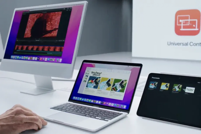 Apple Universal Control Enables Seamless Interaction Across iPad, iMac, And MacBook