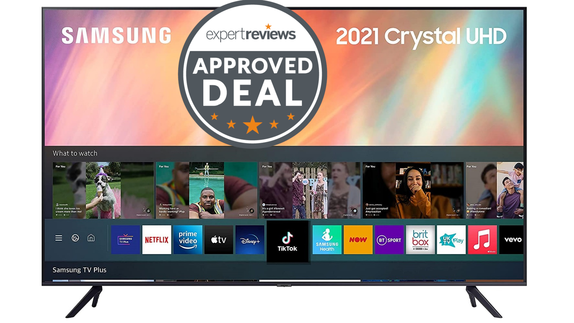 El televisor Samsung 2021 AU7110 ahora es más barato que nunca en Amazon