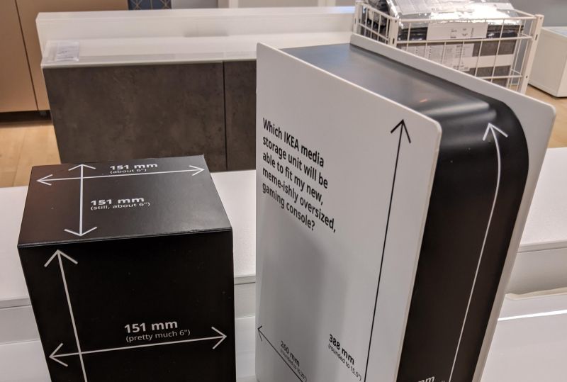IKEA Provides Mock Ups Of PS5, Xbox Series X For Customers Buying Gaming Cabinets