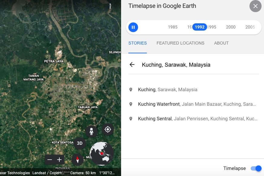 Google Earth’s New Timelapse Feature Allows You To Watch As Malaysian Cities Grow, Change