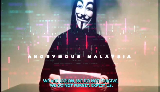 Anonymous Malaysia Is Apparently Going After The Government Once Again