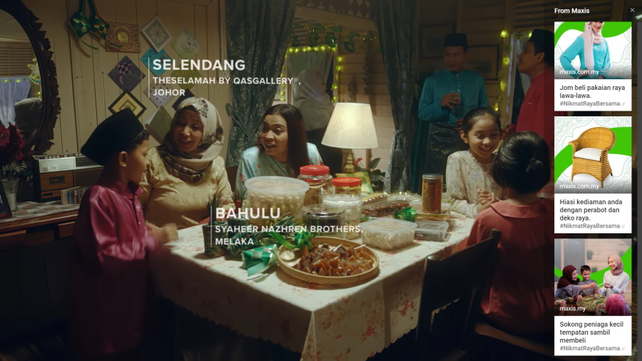 Maxis Releases ‘Shoppable’ Raya Ad To Encourage Support For SMEs