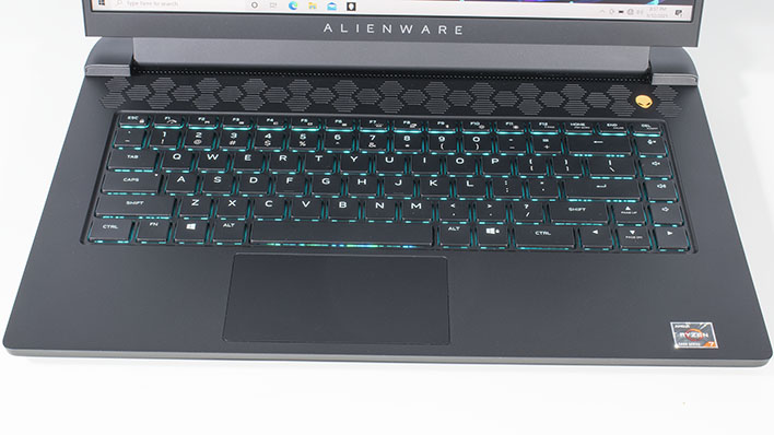 teclado trackpad alienware m15 r5 ryzen