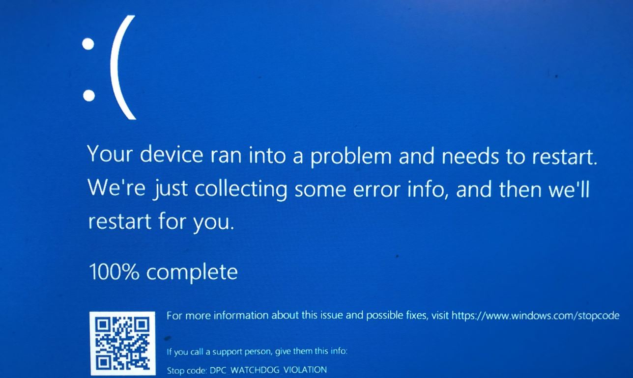 Resuelto: error de infracción de DPC Watchdog en Windows 10 (5 soluciones)