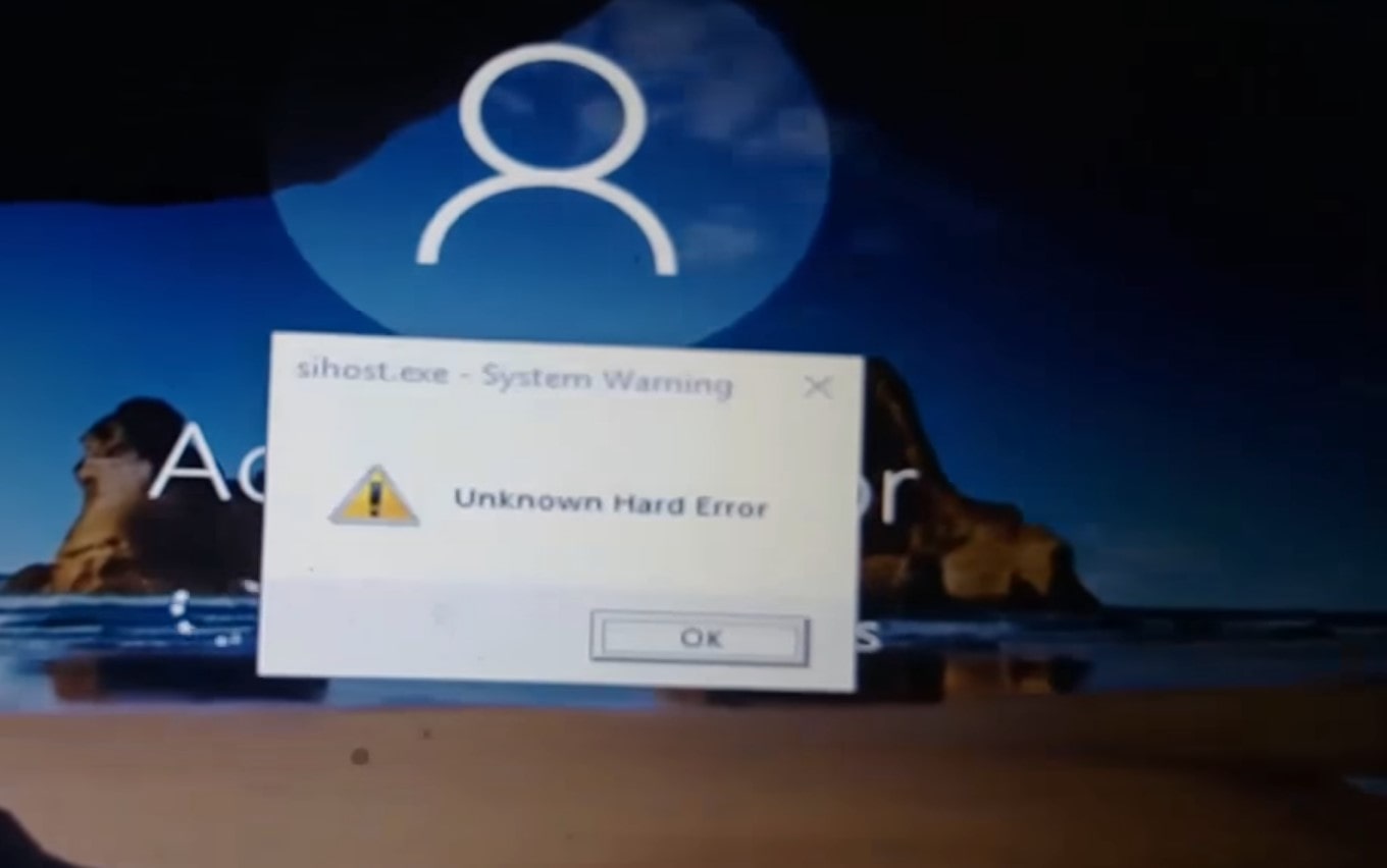 Manera fácil de reparar un error duro desconocido en Windows 10