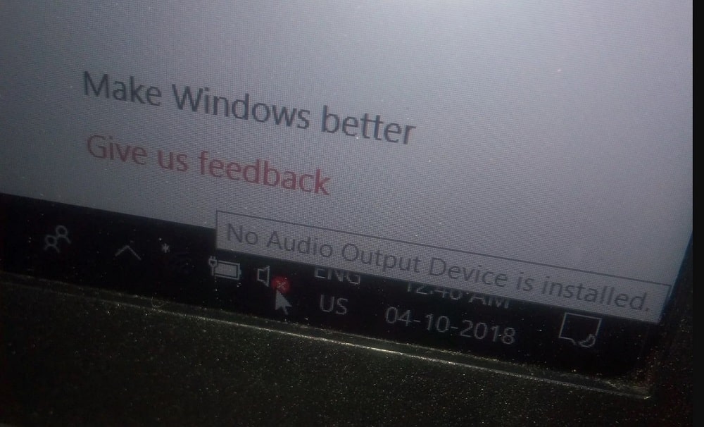 No hay ningún dispositivo de salida de audio instalado windows 10 (5 soluciones para aplicar)