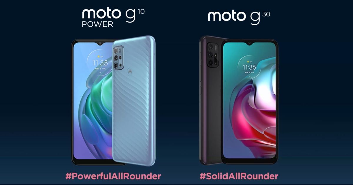 Motorola G10 Power, Moto G30 con procesadores Qualcomm Snapdragon, pantalla de 6.5 pulgadas ...