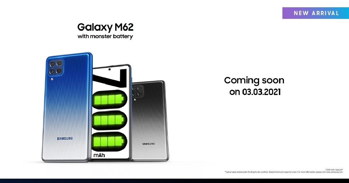 Samsung Galaxy M62 es solo un Galaxy F62 renombrado, aquí es cuando ...