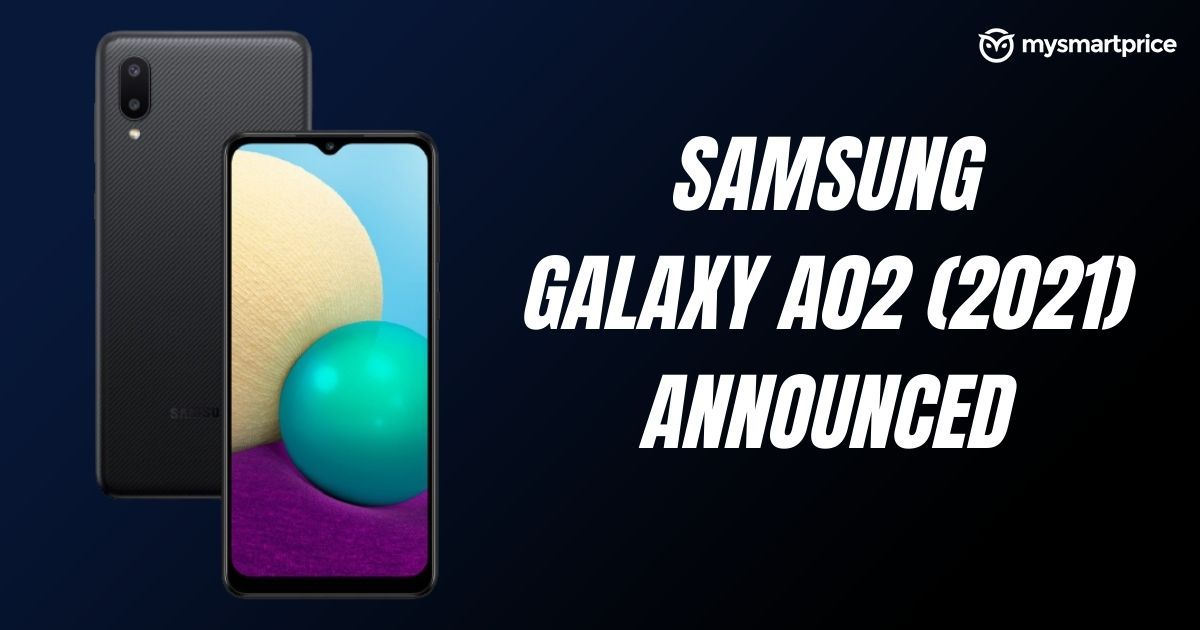 Samsung Galaxy A02 (2021) con procesador de cuatro núcleos, cámaras traseras duales anunciadas: ...
