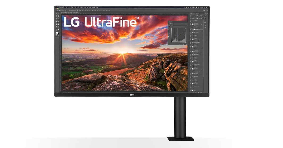 Monitor LG Ultrafine Display Ergo 4K con soporte HDR10, AMD FreeSync ...
