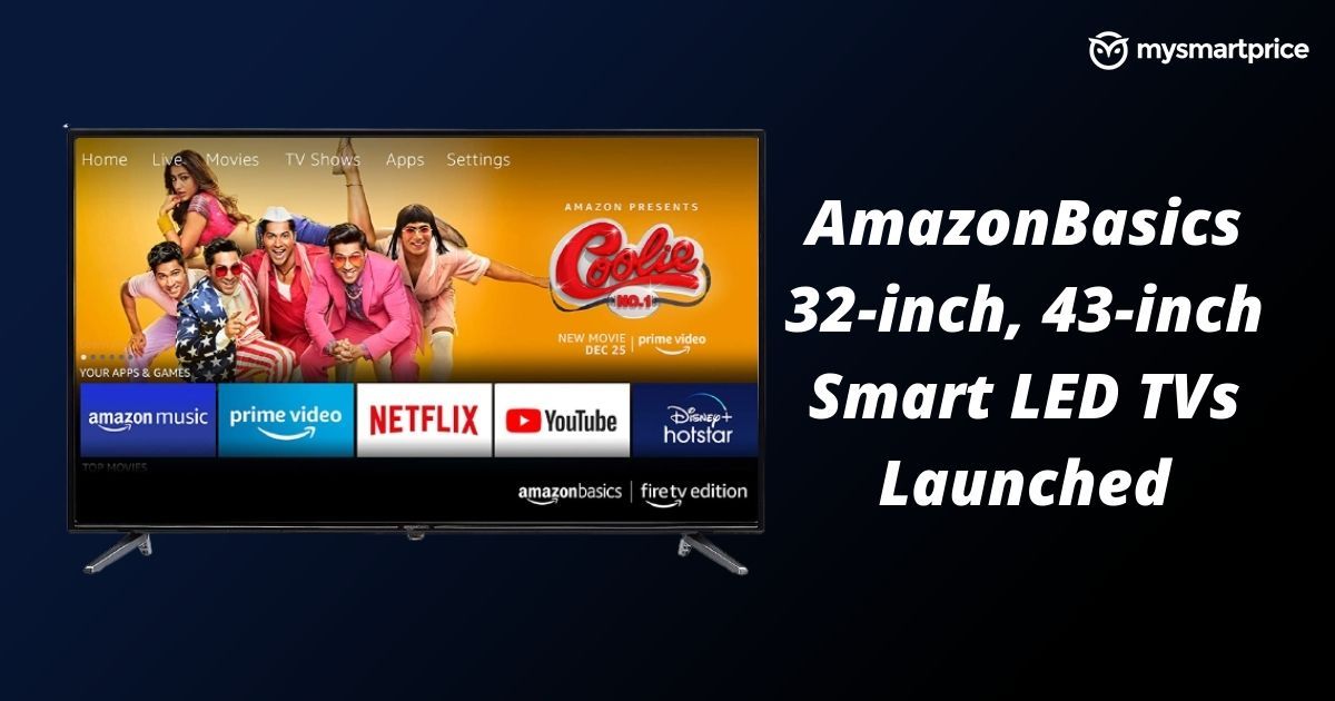 Amazon lanza televisores inteligentes FireTV Edition de 32 y 43 pulgadas en India.