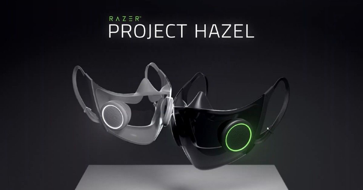 Razer Smart Mask, con nombre en código Project Hazel, mostrado en CES 2021 con ...