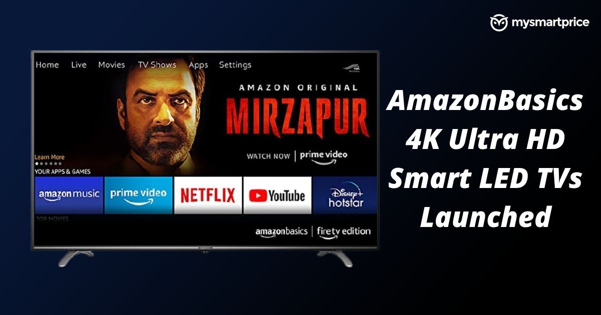 AmazonBasics FireTV Edition 4K Smart TV anunciados con Dolby Vision, Fire ...