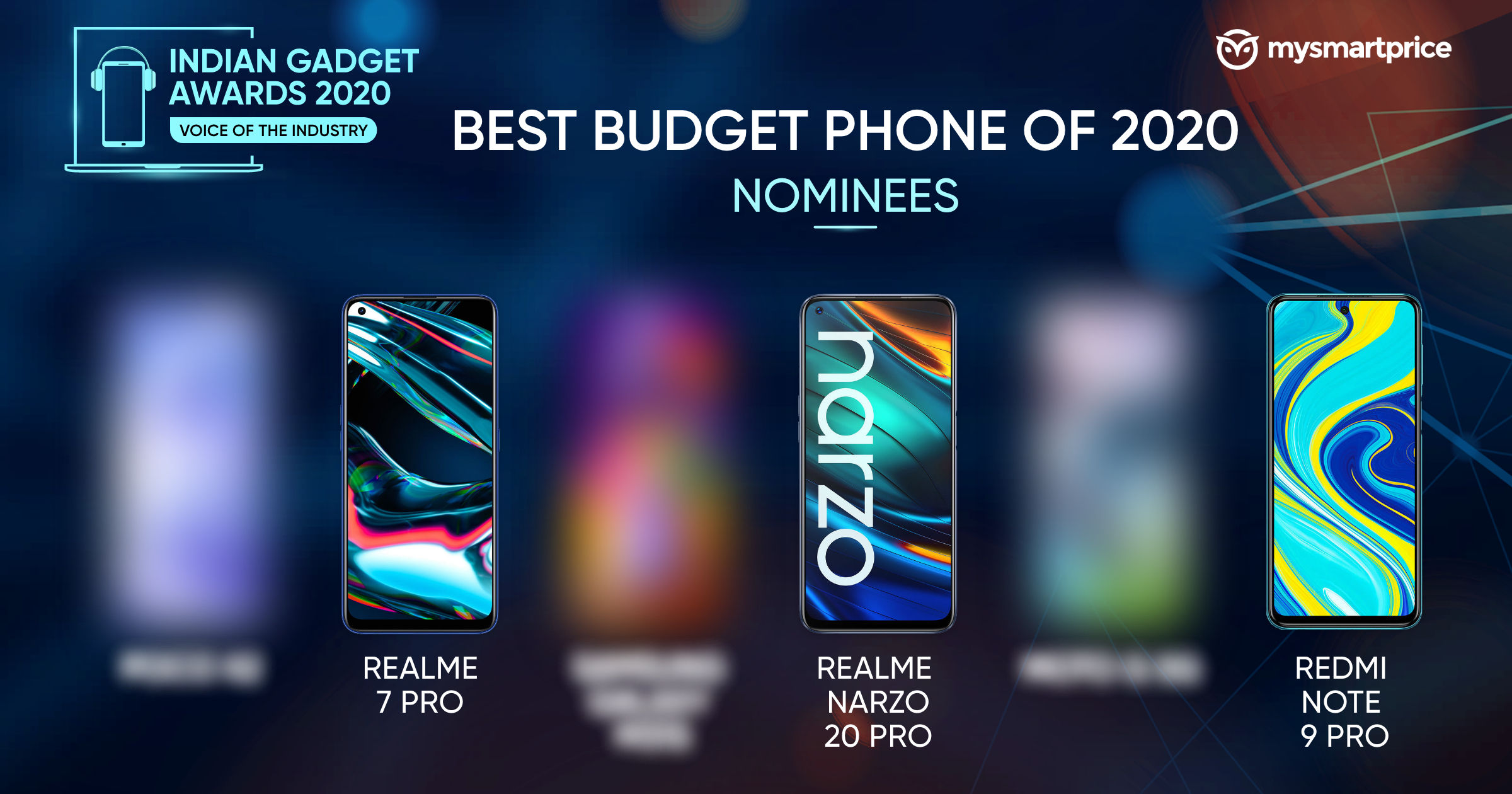 Mejor teléfono económico de 2020 - Nominados a los premios Indian Gadget: Narzo ...