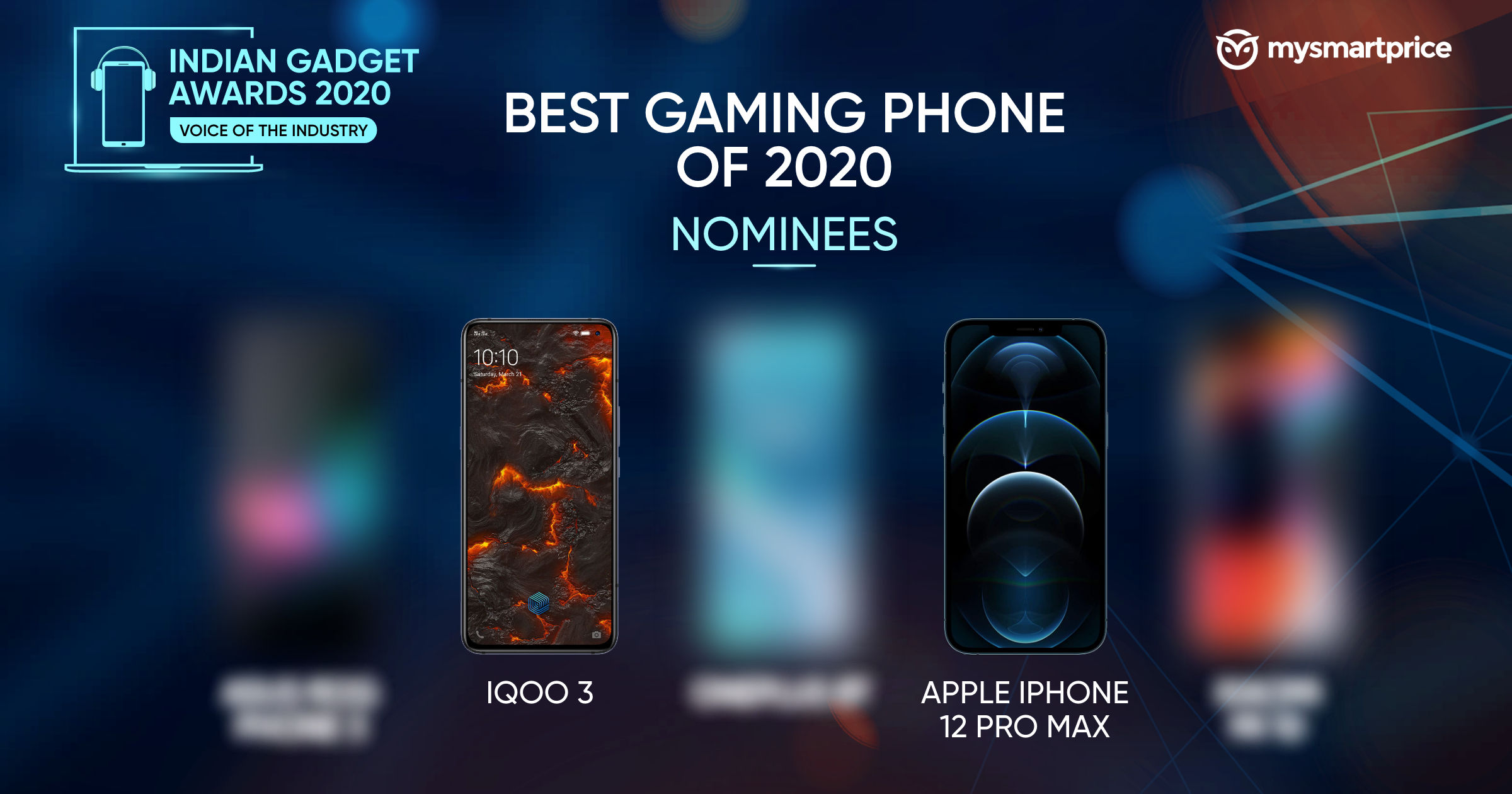 Mejor teléfono para juegos de 2020 - Nominados a los Indian Gadget Awards 2020: ...