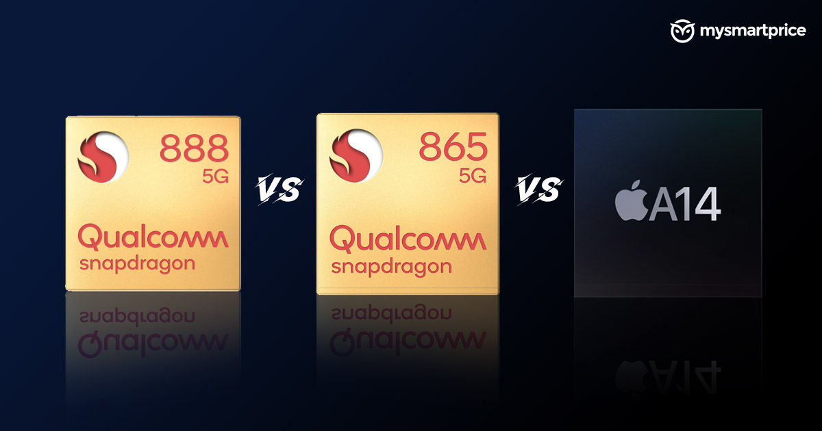 Qualcomm Snapdragon 888 vs Snapdragon 865+ vs Apple A14 Bionic Synthetic ...