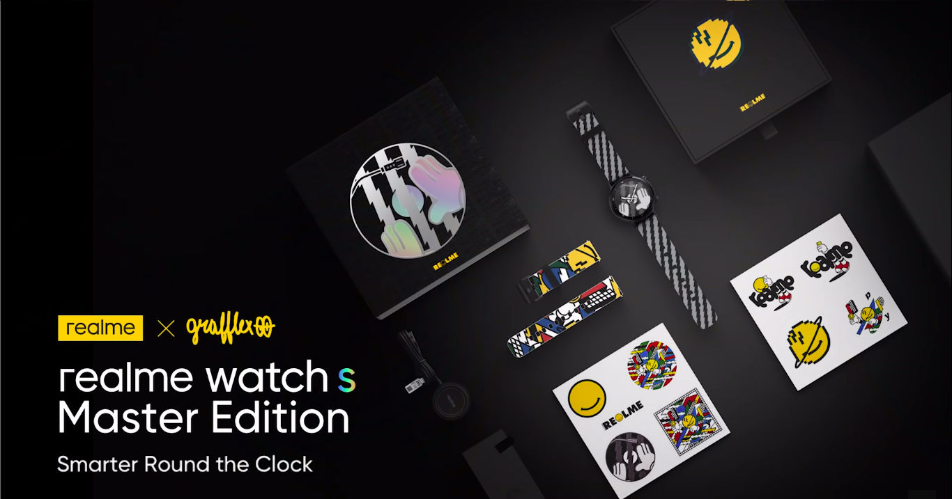 Realme Watch S Master Edition Diseñado por el artista coreano Grafflex May ...