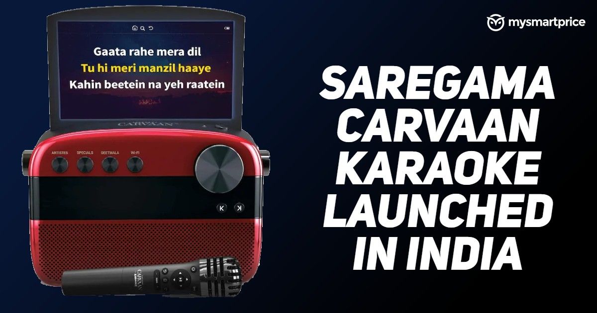 Saregama Carvaan – Reproductor de audio de karaoke con pantalla incorporada para letras lanzadas …
