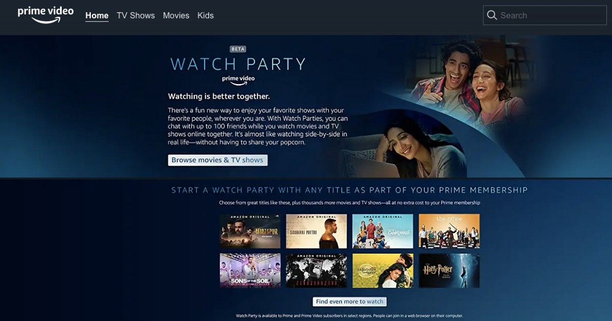 Amazon Prime Video Watch Party llega a la India: cómo ver ...