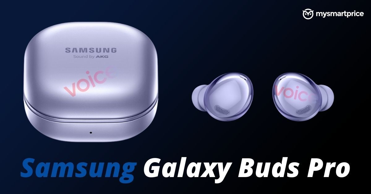 El diseño de Samsung Galaxy Buds Pro se filtró en toda su gloria;  Aspecto...