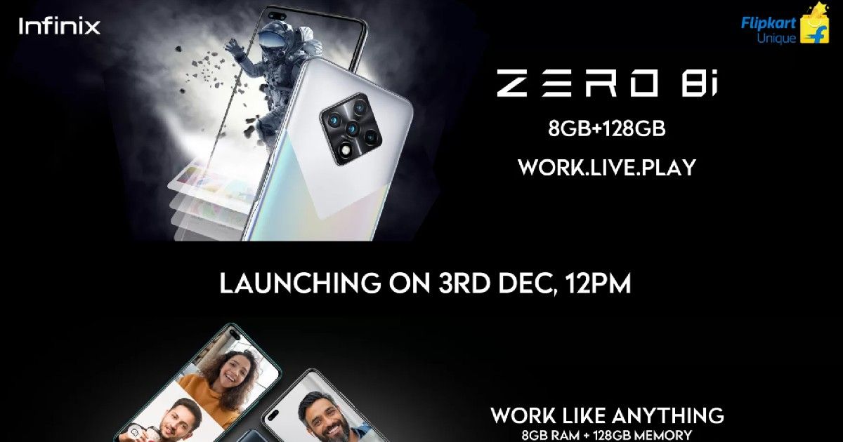 Infinix Zero 8i Flipkart Disponibilidad confirmada antes del lanzamiento en India el ...