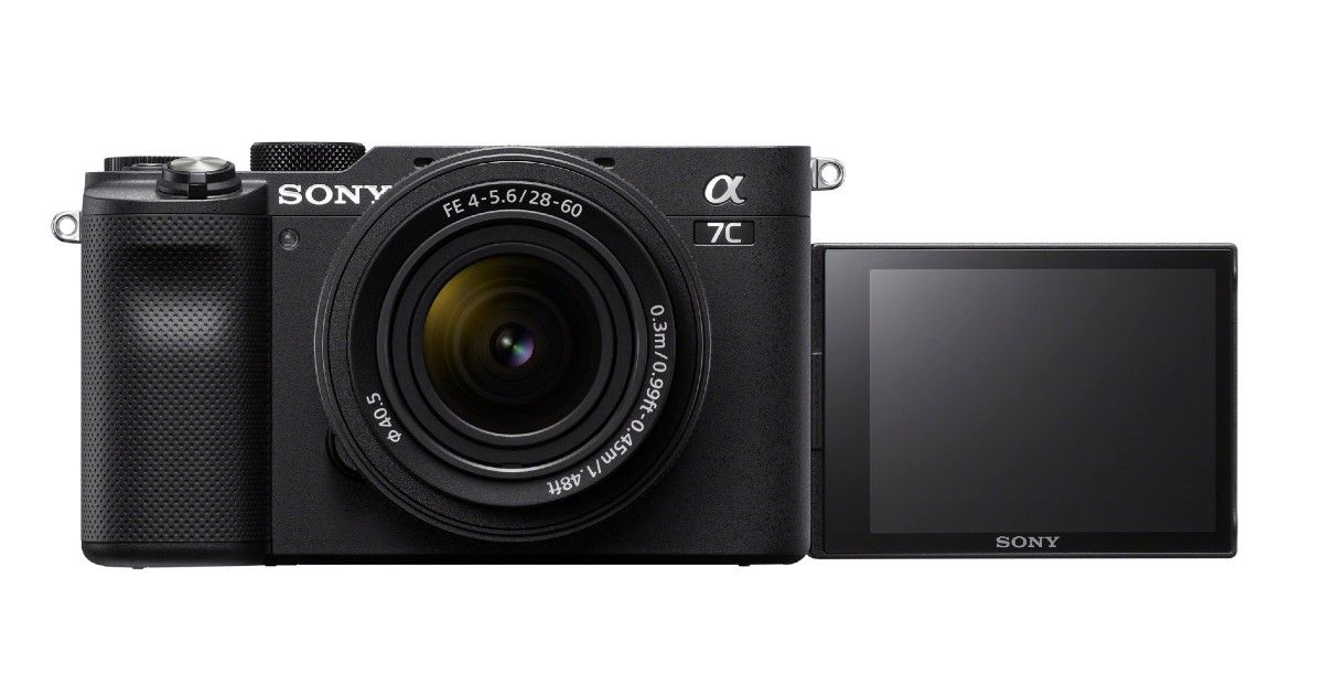 Cámara Sony Alpha 7C de fotograma completo con sensor CMOS Exmor R de 24.2MP ...