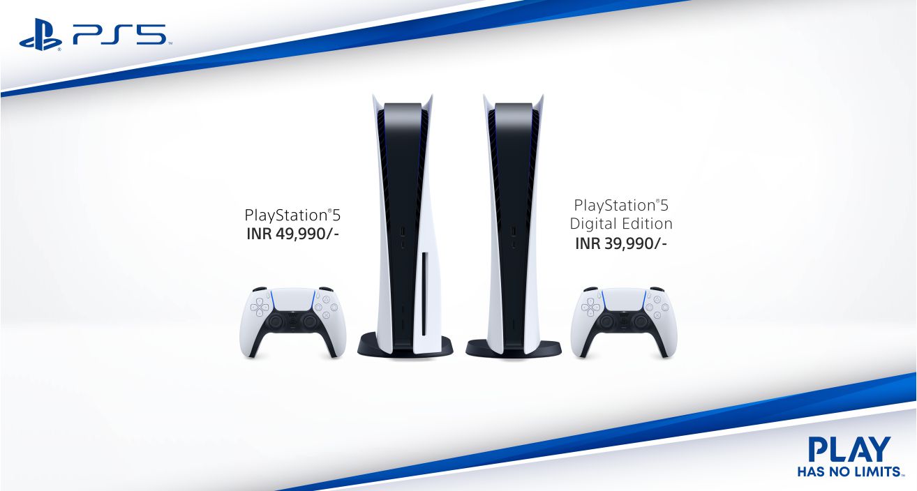 Prijsinformatie Sony PS5 India
