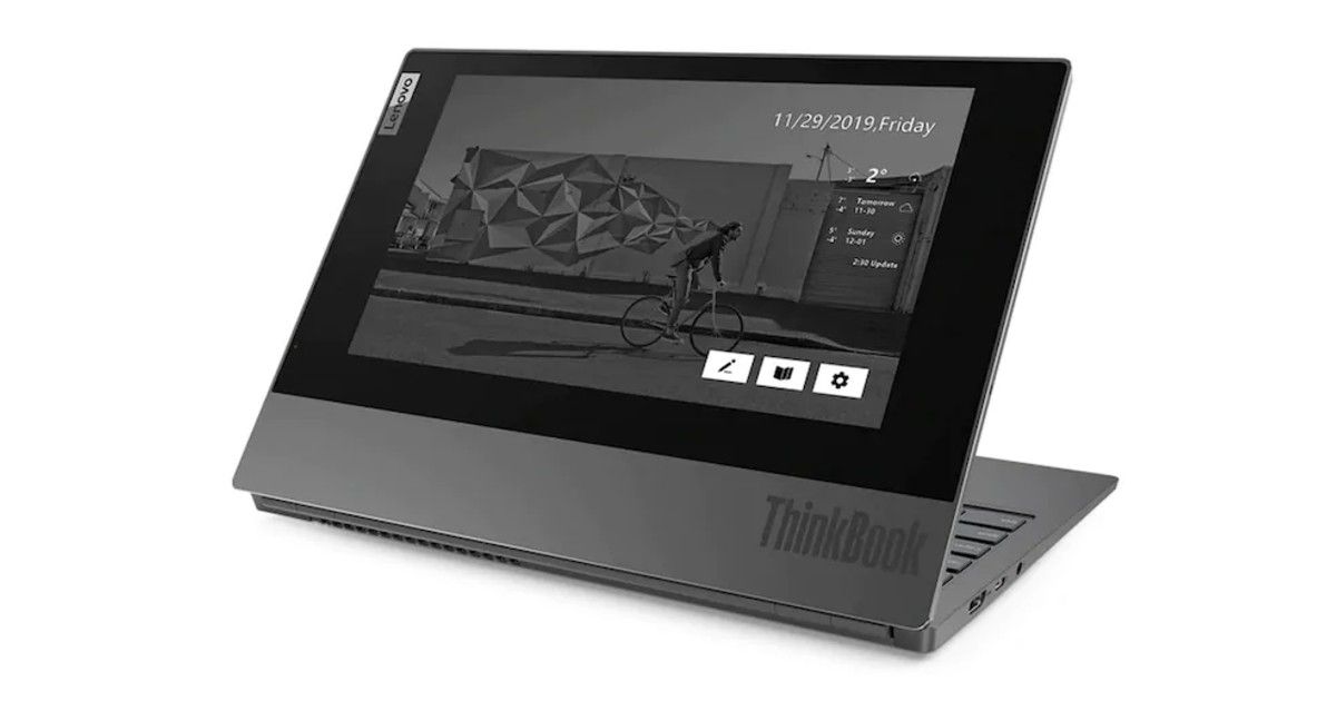 Lenovo ThinkBook Plus con pantalla de cubierta de tinta electrónica lanzado en India: precio, ...