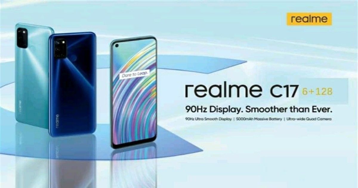 Realme C17 Especificaciones completas e imágenes promocionales filtradas: pantalla perforada, 5000 mAh ...