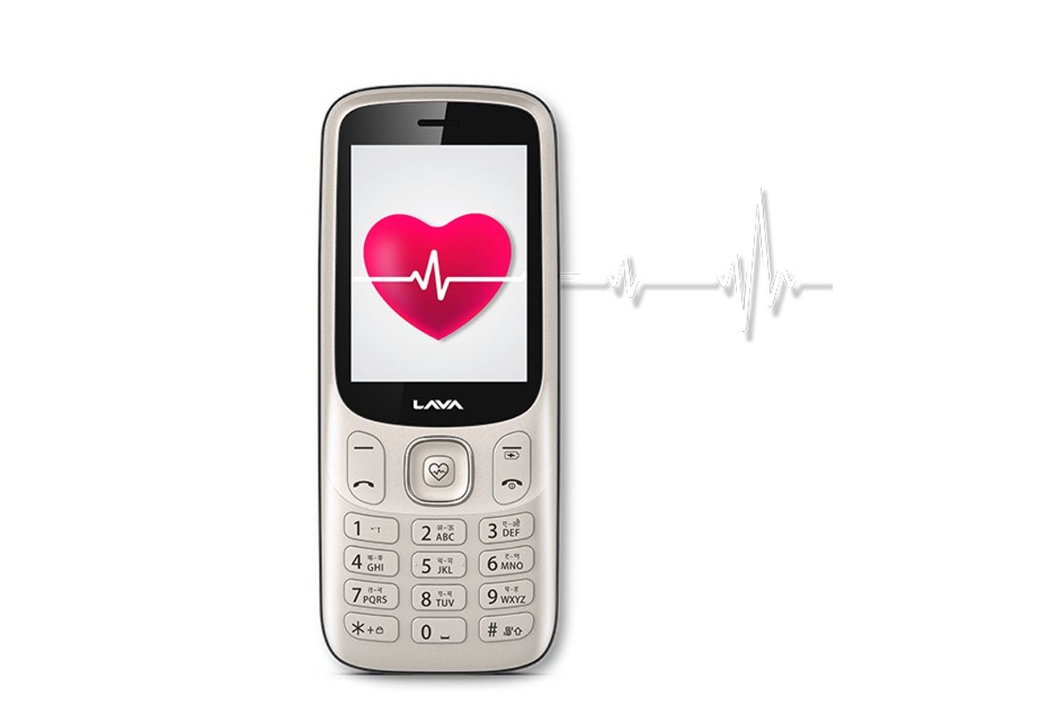 Teléfono Lava Pulse con sensor de frecuencia cardíaca y presión arterial ...