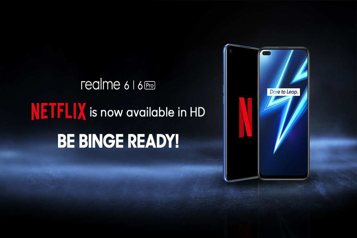 Realme 6 Netflix HD Support ahora se implementa junto con March Security ...