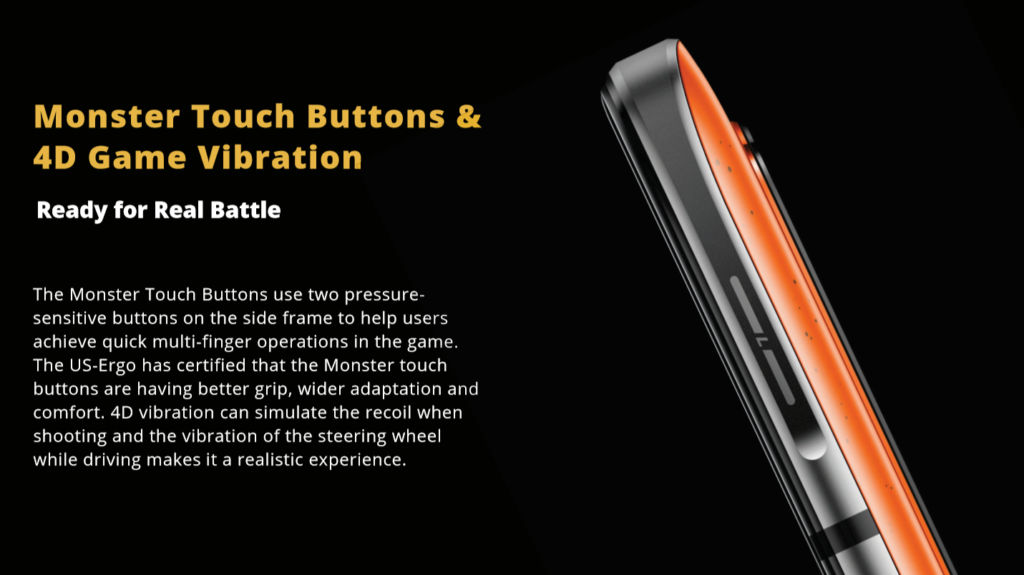 iQOO 3 Monster Touch-knoppen en 4D-vibraties